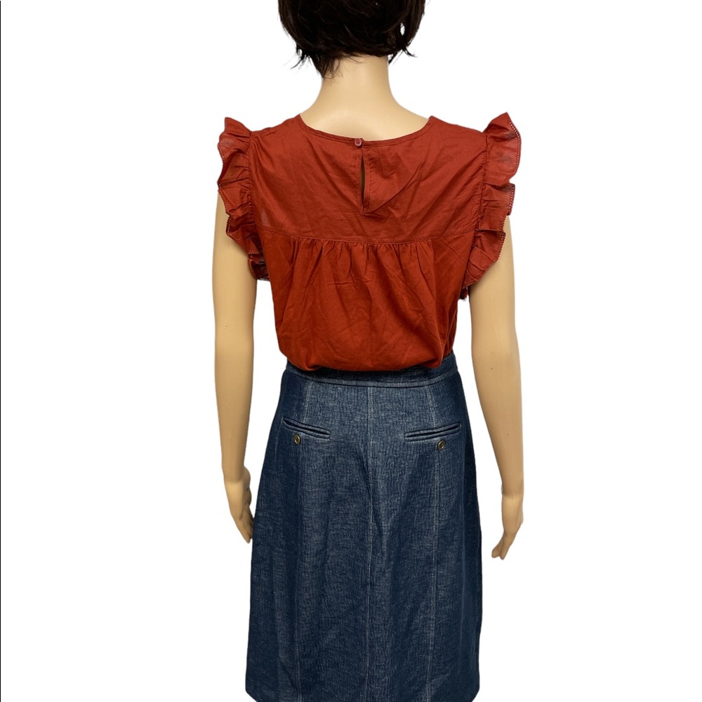 Flutter Eyelet Top - image 3